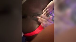 Spreading Playing With My Pussy Lips : darkskin Pornhub model alliyahalecia