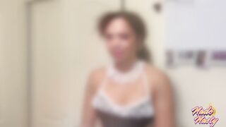 Sexy Slut Maid Willow Ryder Serves Fucks, Rims, Sucks, and Worships her Boss