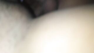 my cheating beloved wife getting side fucked hard by my black friend til creampied