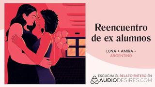 Sexo en el baño con mi primer amor lésbico [Relatos para tocarme]