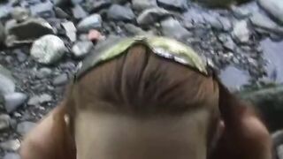 He films me masturbating and fucks me by the rive