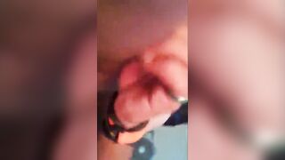 Hot blonde facesitting in latex