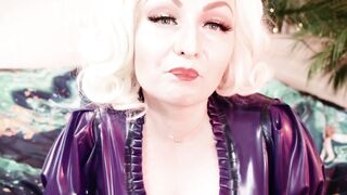 jerk off instruction video from latex Mistress with dirty talk - FemDom POV JOI free porn clip- Arya