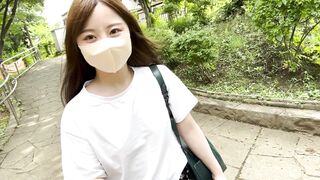 ノーブラ散歩❤️第3弾 お昼の公園でおっぱい出してみた❤️