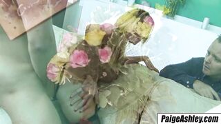 PAIGE ASHLEY - Blonde Housewife Cucks Hubby Fucking His Friend