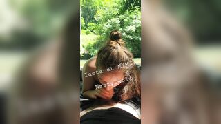 Un voyeur se branle sur moi.. excitée je le suce et le baise