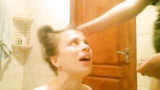 slut extreme piss drinking (swallow all pee)