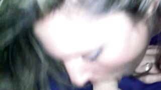 Sexy Italian milf doing what she does best. Sucking my cock!