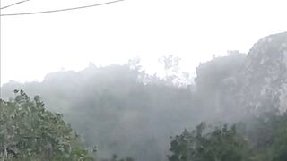 Pissing in the wild, wanting to warm the cold dick in a hot pussy