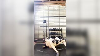 Naked boxing and wrestling match leads her to submit me and have her way with me