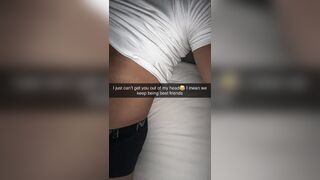 My Best Friend dared to CUM inside me on Snapchat Cuckold