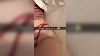 My Best Friend dared to CUM inside me on Snapchat Cuckold