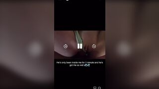 Cheating on my Boyfriend - Showing Off on Snapchat HOT FACIAL