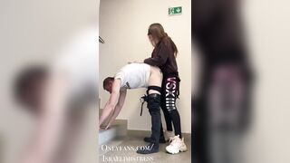Submissive picked up for anal in the building - full vid in my Onlyfans (link in bio)
