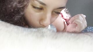 damn how he fucks my throat hard and fast with his creamy cock making me swallow all his creampie