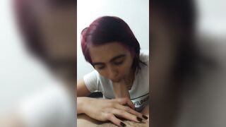 how about a good blowjob with a lot of saliva and desire