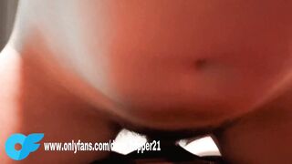 First time lesbian sex pt. 3 riding her strapon until I cum and she cleans my pussy out