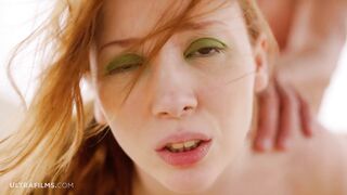 ULTRAFILMS Cute girl Lottie Magne getting fucked by her boyfriend outdoors