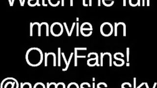 Nemesis Sky Big Booty White girl sucks and fucks hard asian cock in 69 amwf