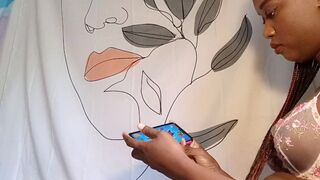 I play games on my cellphone.