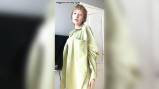 Skinny 18 Year Girl Undressing and Showing You Her Amazing Body