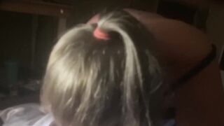 Given babe some head