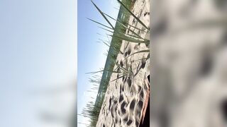 CHEATING WITH A LOVER ON THE SEA SHORE WHILE THE HUSBAND IS AT WORK / VACATION PEOPLE LOOK AT US / S