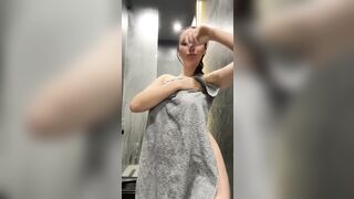 Showering and showing off my pretty body with masturbation.