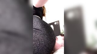 Bed ties facesitting