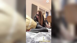 Anal training for femboy slut with Mistress. Full video on my Onlyfans ( link in bio)