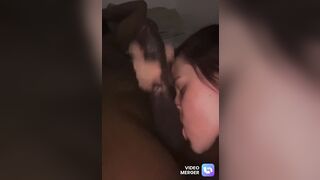 Blowjob & Creaming On BBC