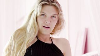 FITTING-ROOM Hairy Mischa loves to bang her hairy asshole with a huge toy