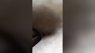 Bbc rub on white asshole until he cums inside