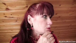 Girl finds hubby cheating with her brunette mom