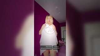 Oh, I'm like an angel in white, only I didn't come down from heaven, but from playing with a trickle