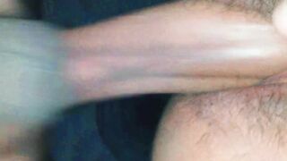 My pussy is very red from fucking the gifted bastard's cock