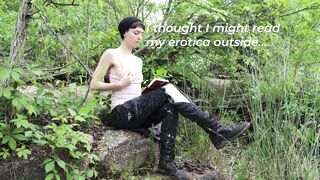 Tomboy Masturbates in the Bushes