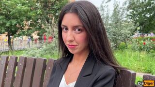 A naive business woman came to the casting and was fucked hard for money