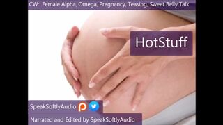 Futa Alpha Teases Heavily Pregnant Omega F/A