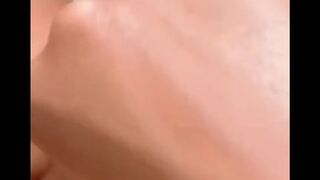 POV - Woke up horny and started masturbating. Amateur horny wife from real greek couple