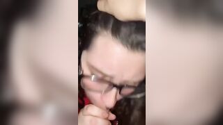 Thick Brunette Teases 8 inch Cock