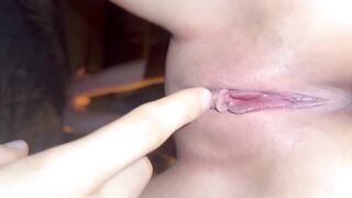 Perfect body latina teen fucked doggystyle in small pink pussy
