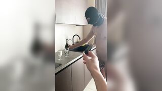 Sissy slut serving champagne to her Mistress. Full video on my Onlyfans ( link in bio)