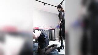 Feminization and anal fucking for femboy in stockings. Full video on my Onlyfans (link in bio)