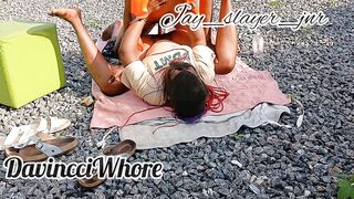 Public Nudity-hardcore raw freaky fuck on the beach