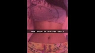 Famous snapchat hottie invited her new friend to visit her country and sat on his lap