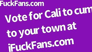 I WANT YOU TO CUM IN ME - CALI REIGN - I FUCK FANS DOT COM