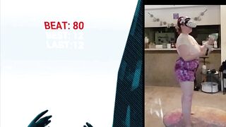 MATRIX SIMULATOR Billie Gets Pokies Playing SuperHOT VR with the AC BLASTING