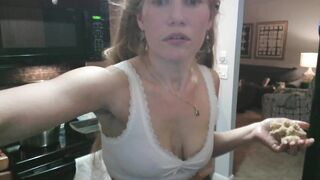 Sabrina Baking Rolls Cute White Panty Set pt. 2