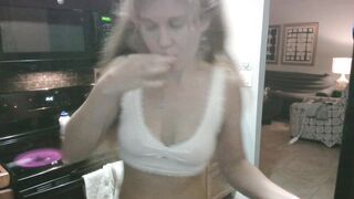 Sabrina Baking Rolls Cute White Panty Set pt. 2